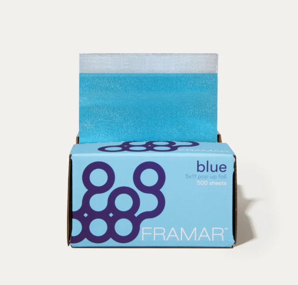 Framar Blue – Professzionális Elővágott és Dombornyomott Alumínium Fólia Szett, 500 db, 5x11"