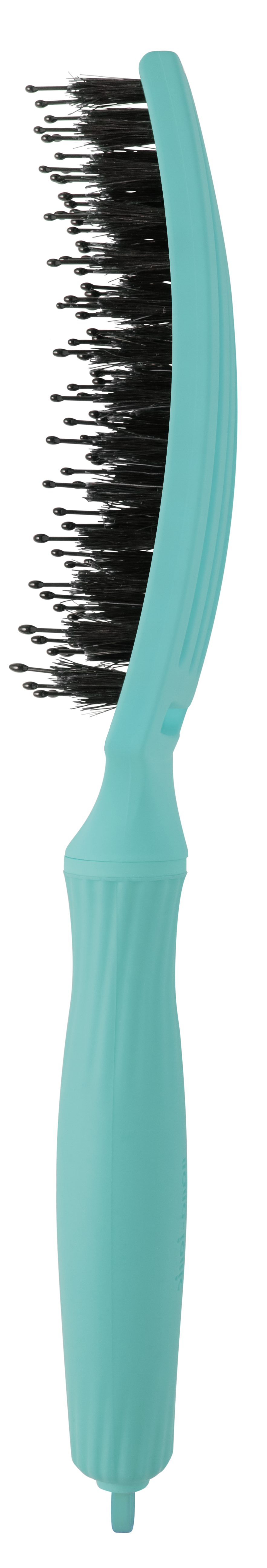 Olivia Garden FingerBrush Combo Medium Mint – Professzionális Közepes Méretű Hajkefe Keratinos Vaddisznósörtékkel és Ionizált Nylon Sörtékkel