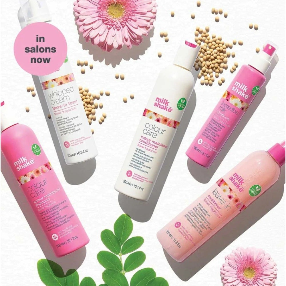 Milk Shake Colour Maintainer Flower Fragrance Shampoo 300ml – Professzionális Sampon Festett Hajra, Színvédelemmel, Hosszan Tartó Fényességgel és Hidratálással