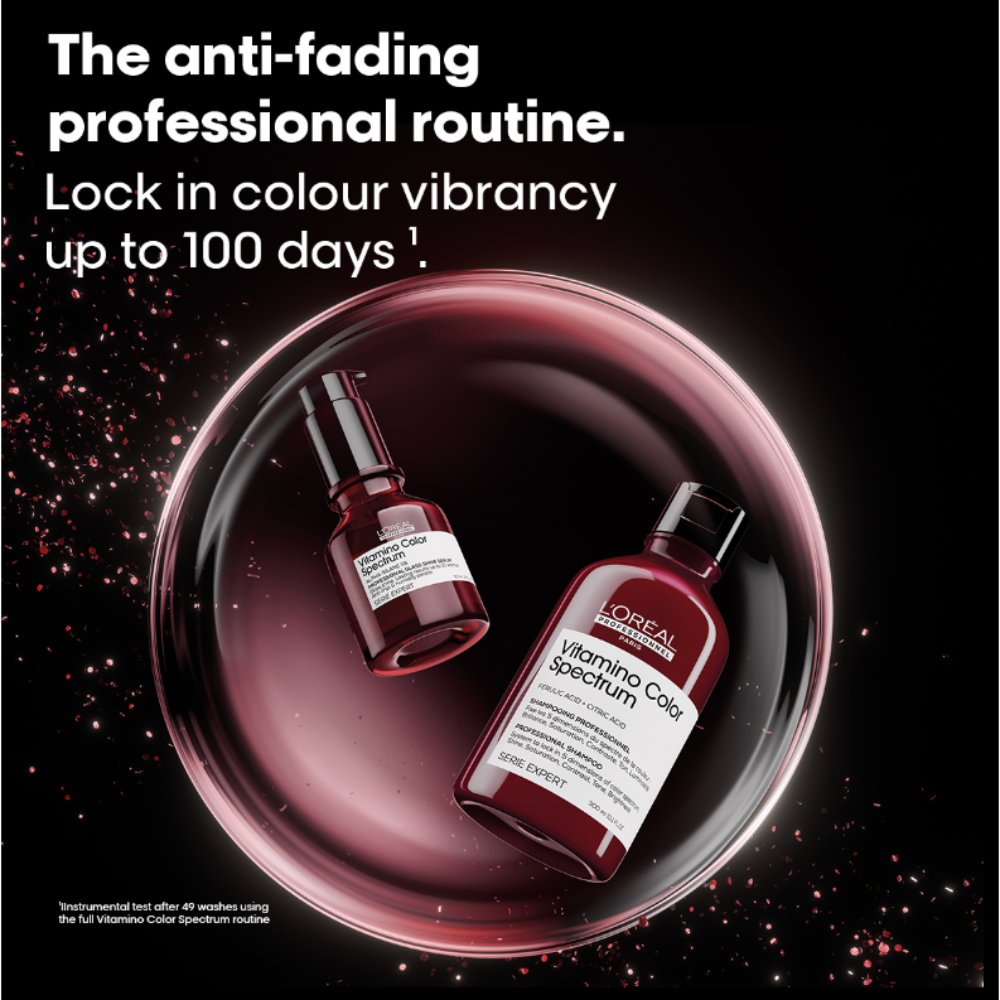 L’Oréal Professionnel Serie Expert Vitamino Color Spectrum Szett Sampon 300ml + Glass Shine Szérum 50ml