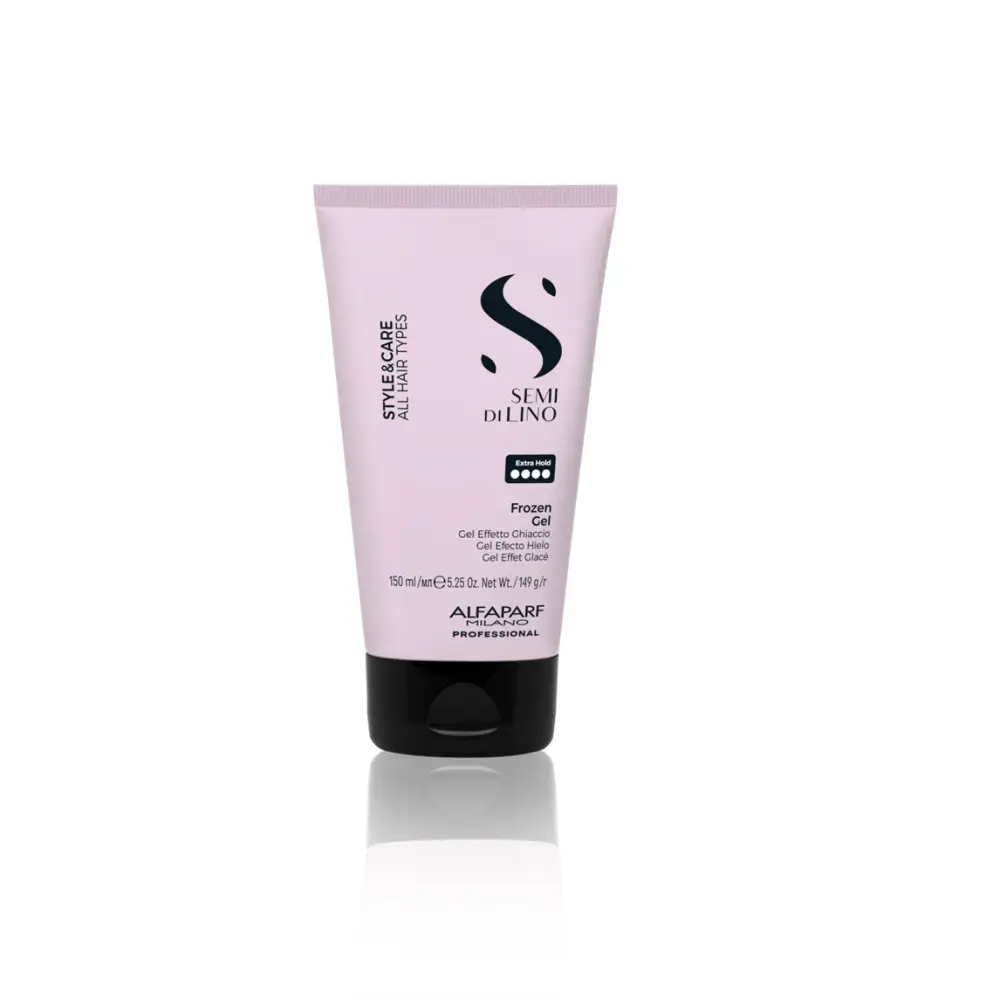 Alfaparf Milano Semi di Lino Style & Care Frozen Gel Gel Profesional cu Fixare Extremă și Protecție Anti-Umiditate