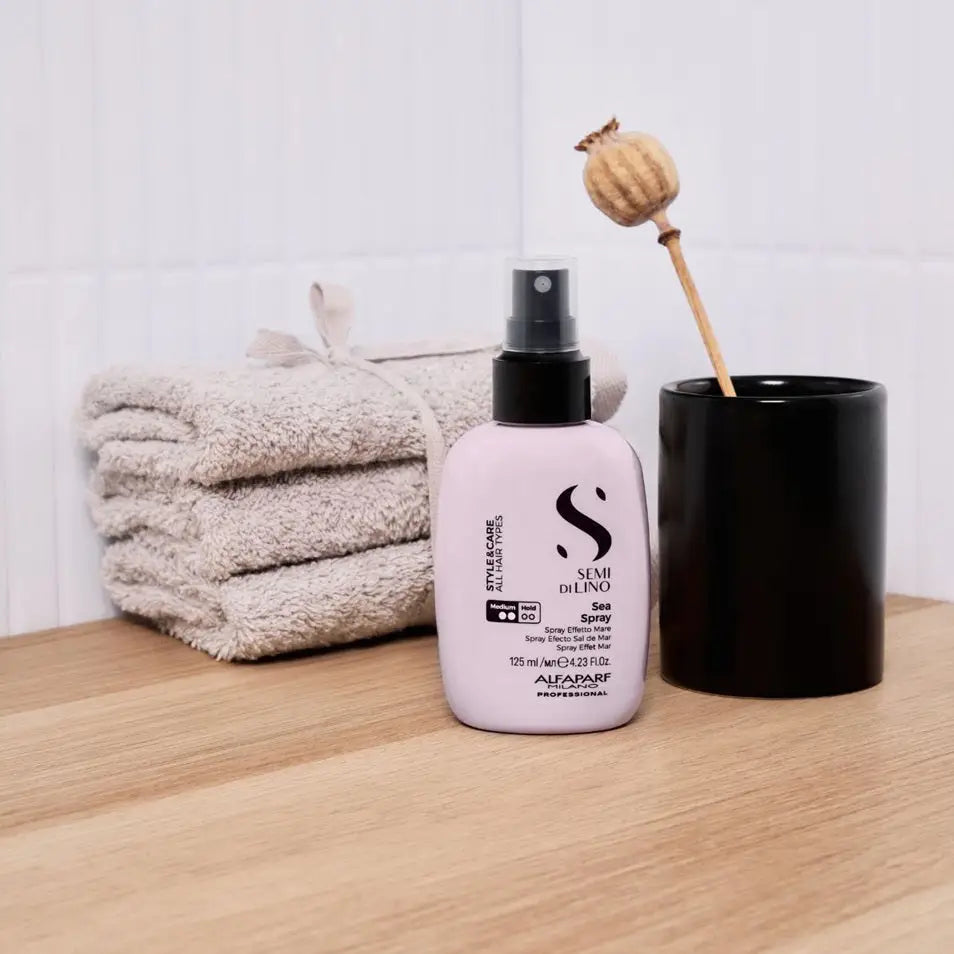 Alfaparf Milano Semi di Lino Style Care Sea Spray cu Sare de Mare 125 ml - Păr