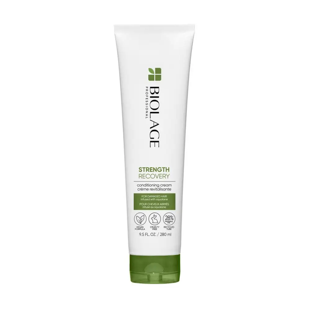 Biolage Strength Recovery Balzsam Squalane Olajjal – Intenzív Javító Ápolás Sérült Hajra 200ml - Haj