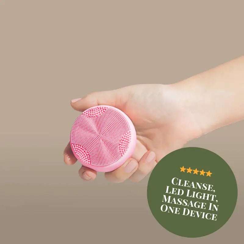 IREN Shizen LEDSKIN GENIE PRO – Luxus 4 az 1-ben arctisztító kefe LED terápiával, EMS masszázzsal és japán technológiával a tiszta, feszes és ragyogó bőrért