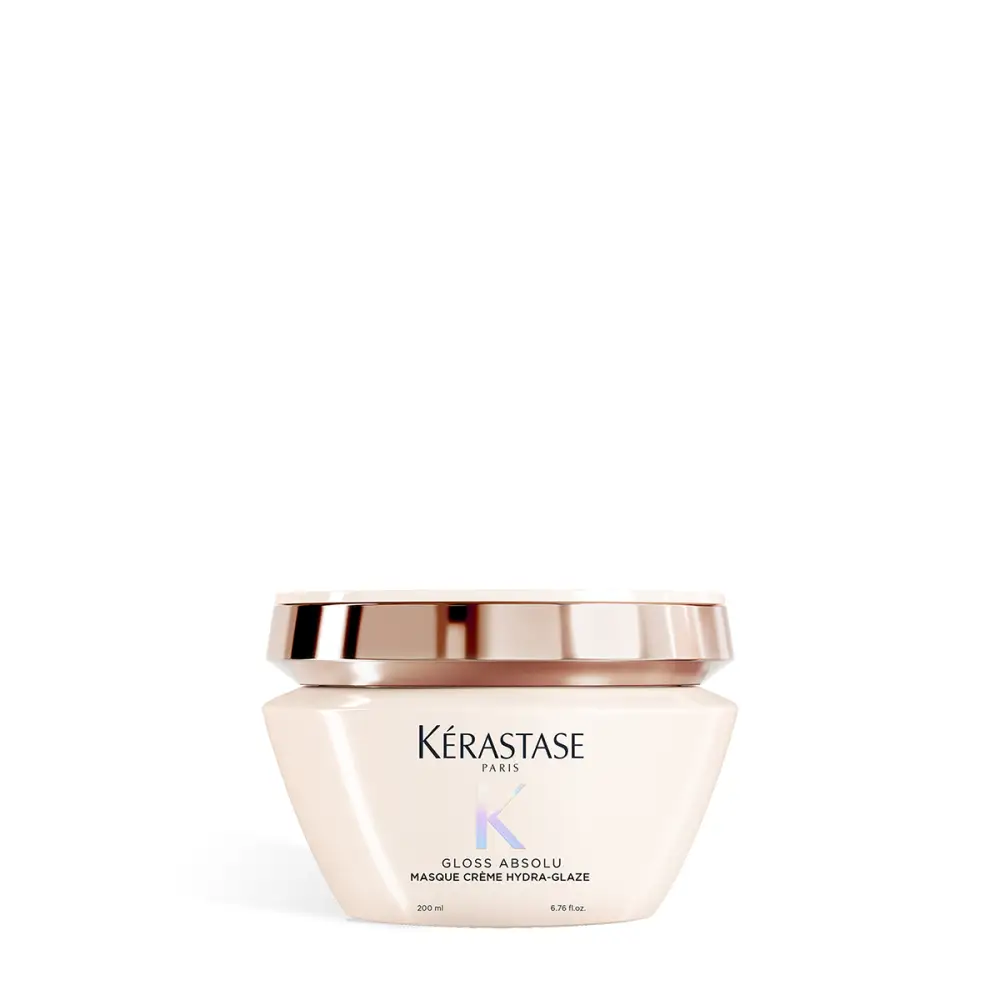 Kérastase Gloss Absolu Masque Crème Hydra‑Glaze – Hidratáló Selymesítő Hajpakolás Vastag és Könnyen Elektromosodó Hajra