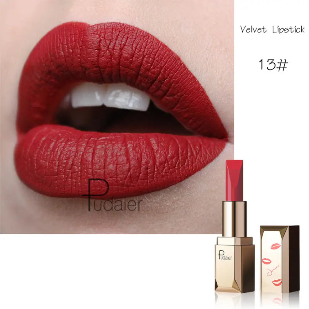 Tartós Matt Hatású Rúzs Pudaier Velvet Matte - 13 - Sminkelés