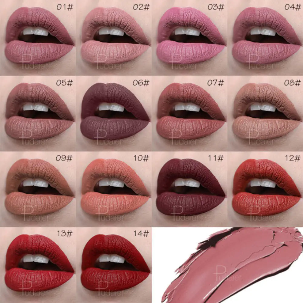 Tartós Matt Hatású Rúzs Pudaier Velvet Matte - Sminkelés