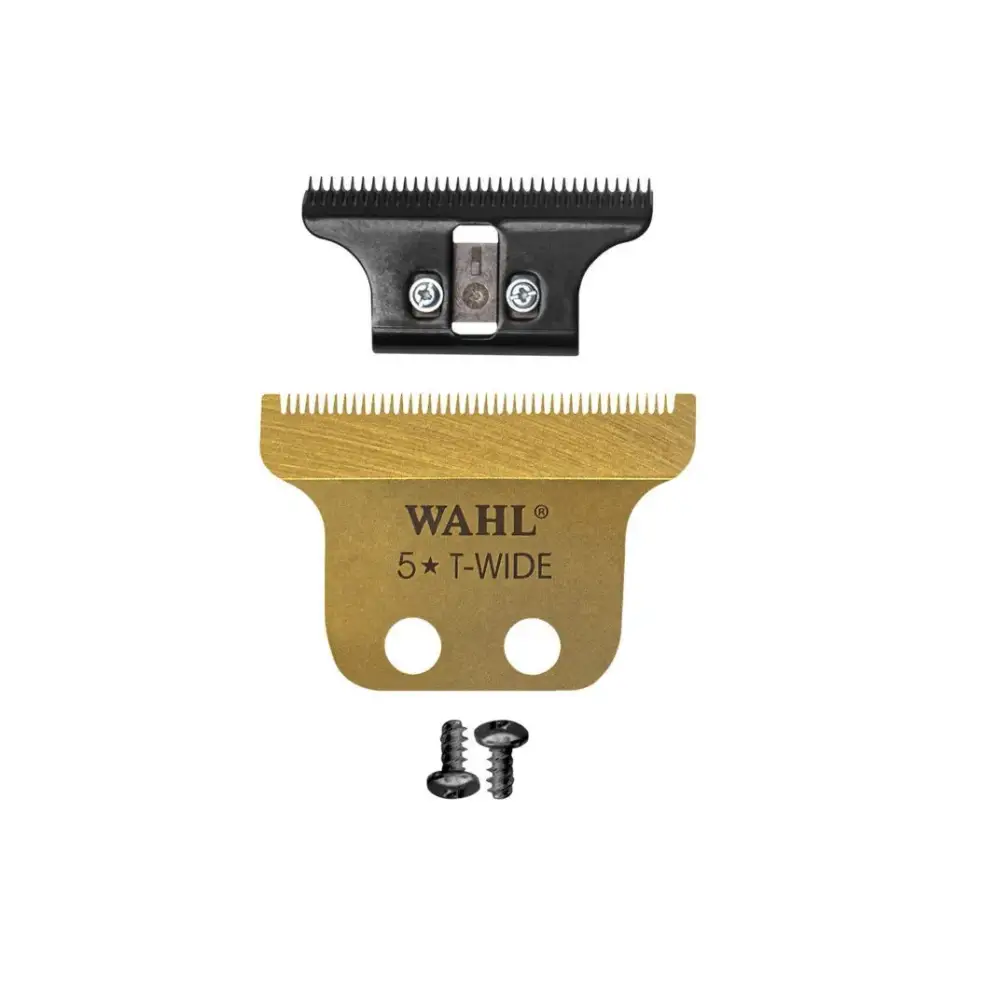 Wahl Gold Cordless Detailer T-Wide Pengekészlet – Precíziós Aranybevonatú Vágóél (0,4 mm) - Gépek