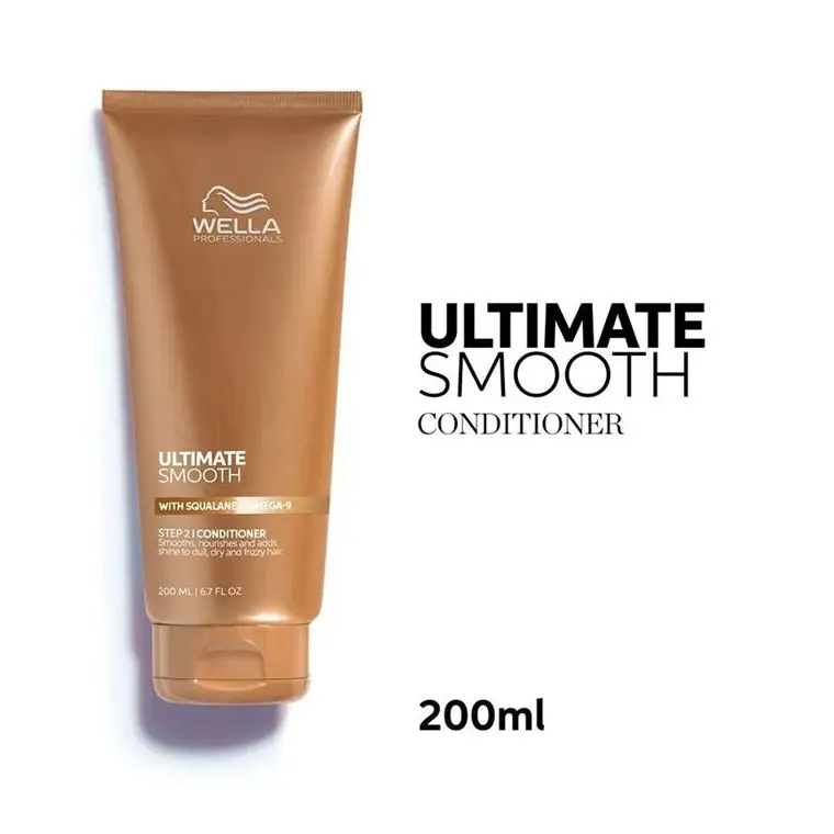 Wella Professionals Ultimate Smooth Hajbalzsam 200 ml – Intenzív hidratálás és simító ápolás száraz rakoncátlan hajra