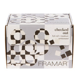 Framar Checked Out – Professzionális Alumínium Fólia Tekercs Melírokhoz, 12,7 cm x 97,5 m