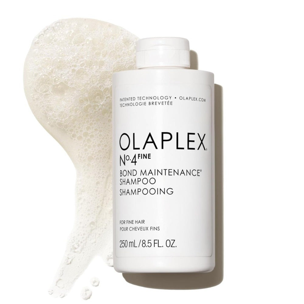 Olaplex No.4 Fine Bond Maintenance Shampoo 250ml – Professzionális Volumennövelő és Hajerősítő Sampon Vékonyszálú, Dúsítást Igénylő Hajra