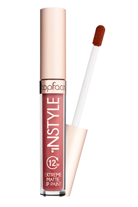 Topface Extreme Matte Instyle Folyékony Rúzs 12H – Intenzív Szín, Ultra Matt Finish és Hosszantartó Kényelem