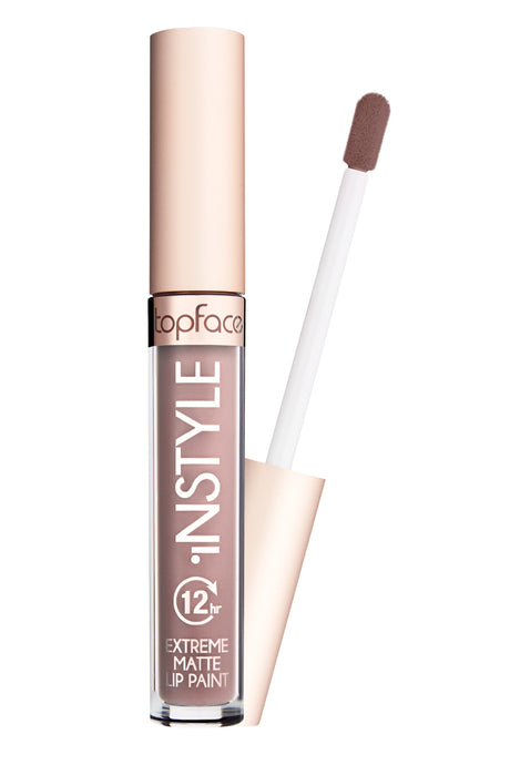 Topface Extreme Matte Instyle Folyékony Rúzs 12H – Intenzív Szín, Ultra Matt Finish és Hosszantartó Kényelem