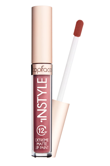 Topface Extreme Matte Instyle Folyékony Rúzs 12H – Intenzív Szín, Ultra Matt Finish és Hosszantartó Kényelem