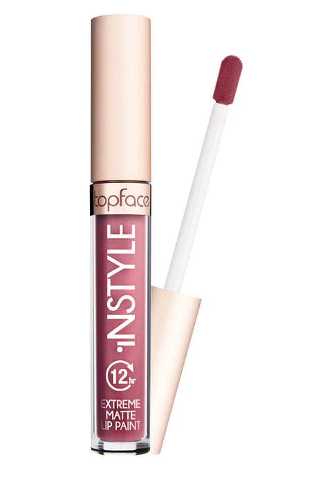 Topface Extreme Matte Instyle Folyékony Rúzs 12H – Intenzív Szín, Ultra Matt Finish és Hosszantartó Kényelem