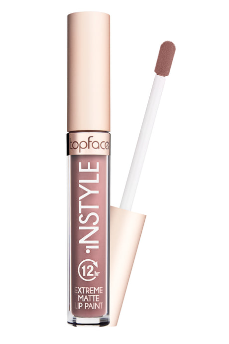 Topface Extreme Matte Instyle Folyékony Rúzs 12H – Intenzív Szín, Ultra Matt Finish és Hosszantartó Kényelem