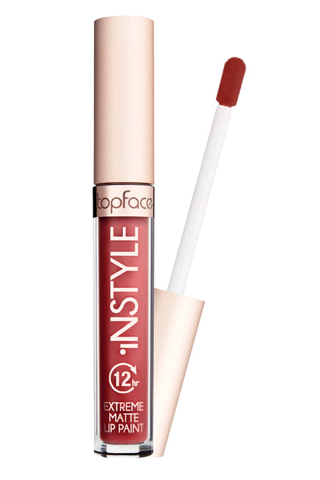 Topface Extreme Matte Instyle Folyékony Rúzs 12H – Intenzív Szín, Ultra Matt Finish és Hosszantartó Kényelem