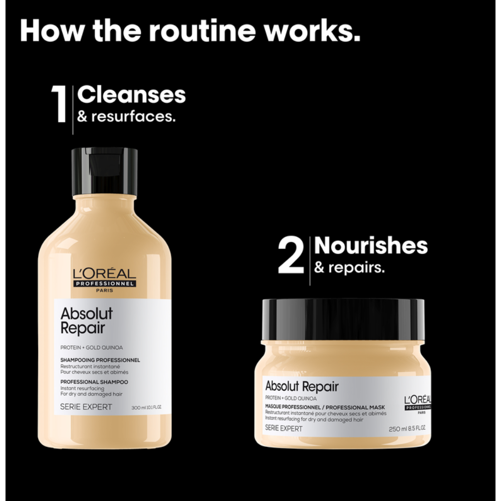 L’Oréal Professionnel Serie Expert Absolut Repair Sampon + Hajmaszk 300ml + 250ml