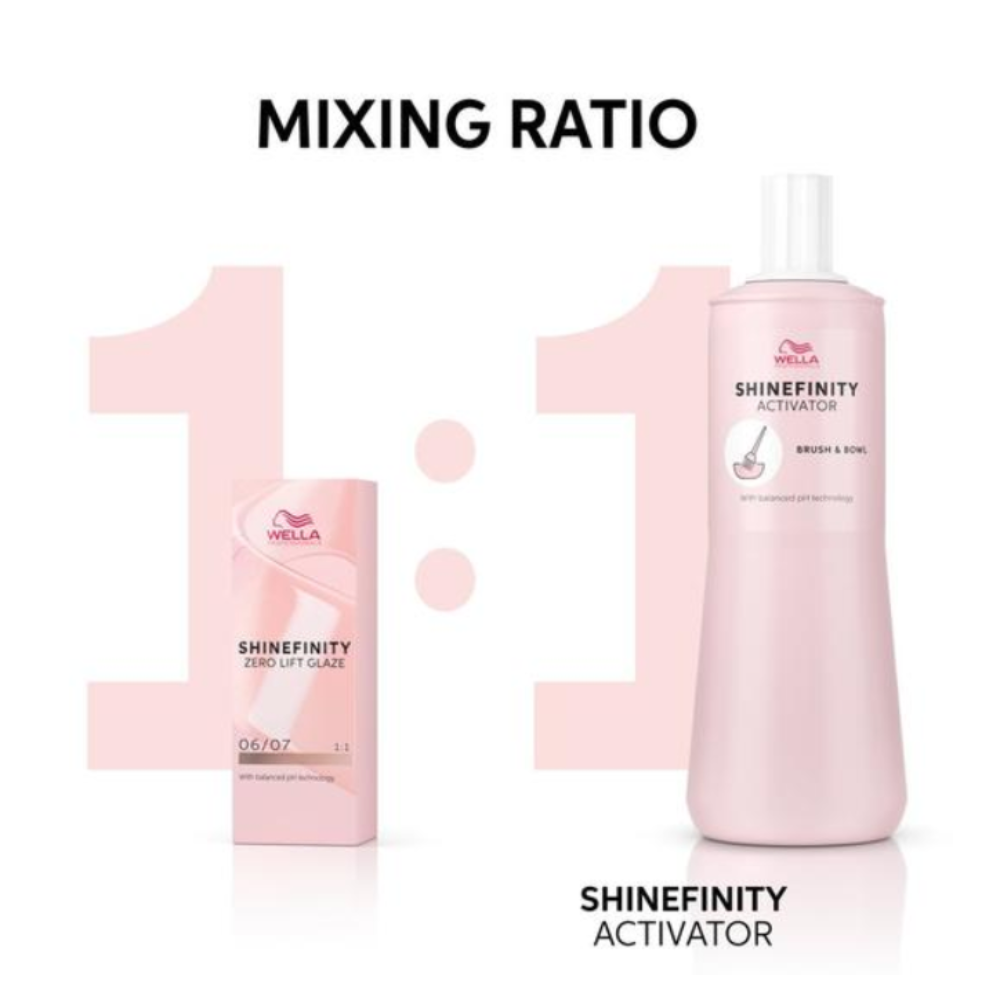 Wella Shinefinity Aktivátor, applikátoros – Demi-permanens hajfestékhez 60ml