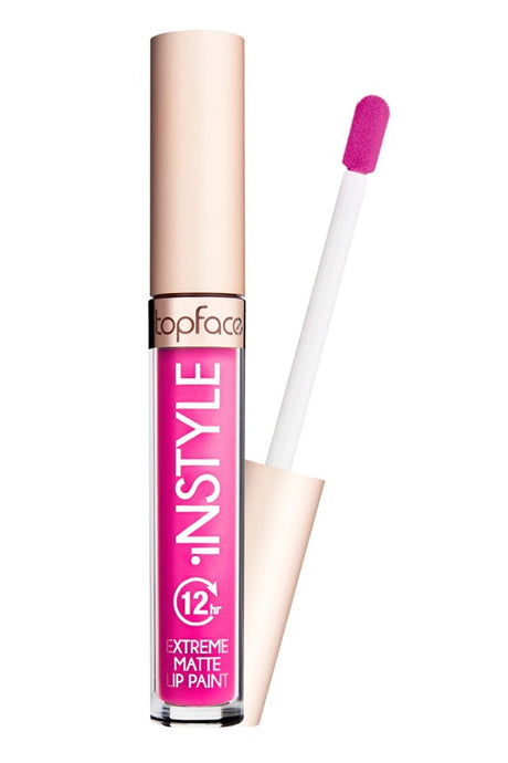 Topface Extreme Matte Instyle Folyékony Rúzs 12H – Intenzív Szín, Ultra Matt Finish és Hosszantartó Kényelem