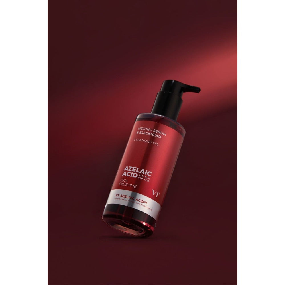 VT Cosmetics AZ Care Cleansing Oil 200ml – Mélytisztító Arctisztító Olaj Pórustisztításra, Faggyúszabályozásra és Bőrnyugtatásra Azelainsavval