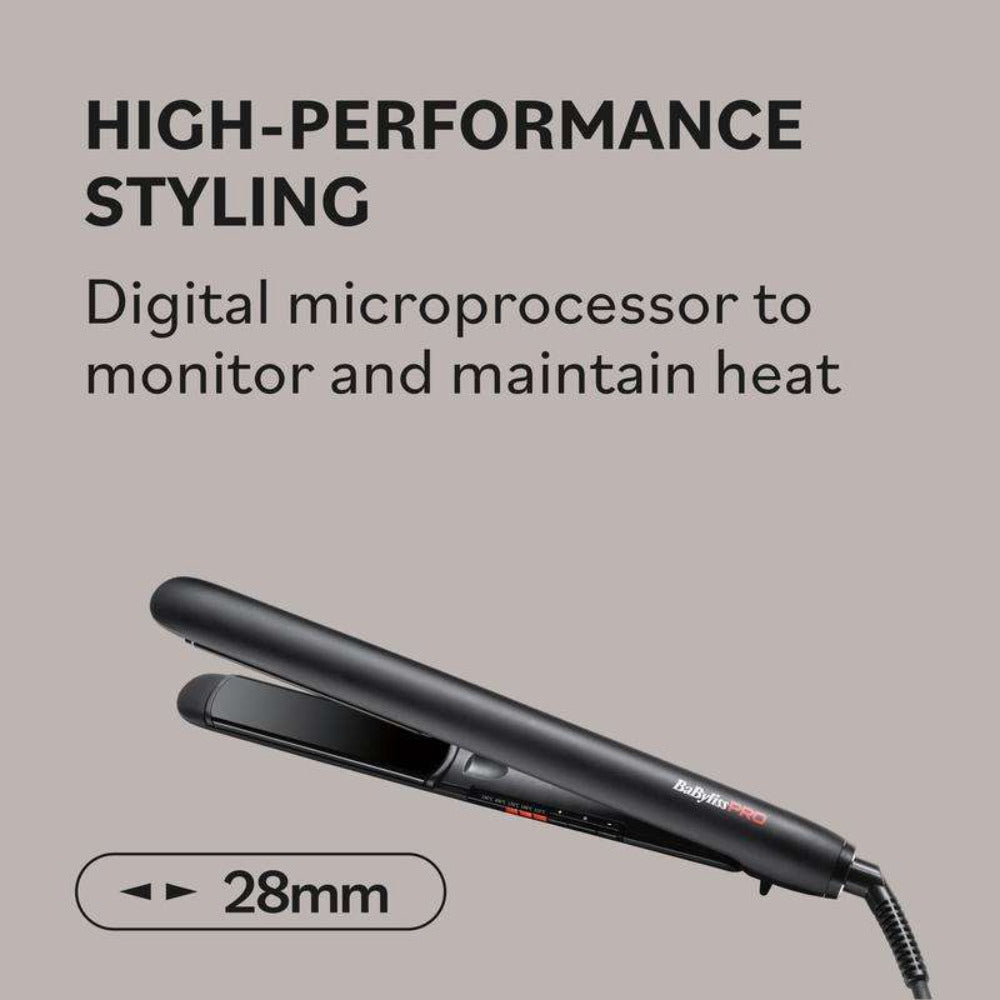 BaBylissPRO Styler Professzionális Hajvasaló és Hajgöndörítő 28mm