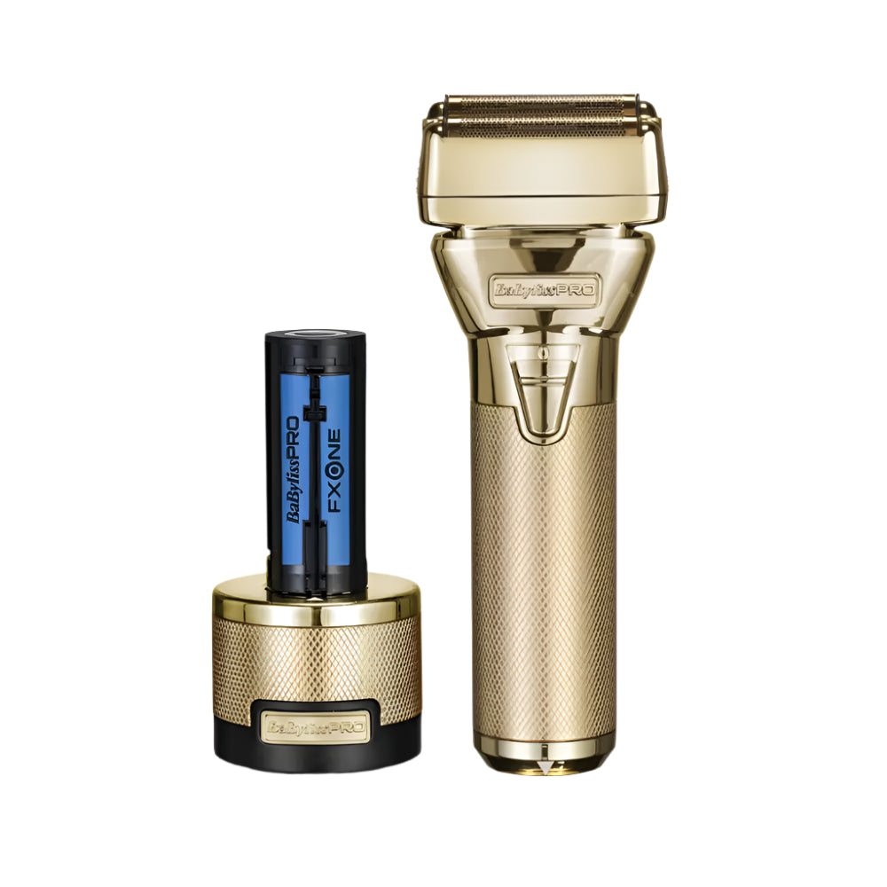 Babyliss Pro FXONE All-Metal Professzionális Elektromos Borotva Dupla Ellenirányú Vágópengével - Gold - Gépek