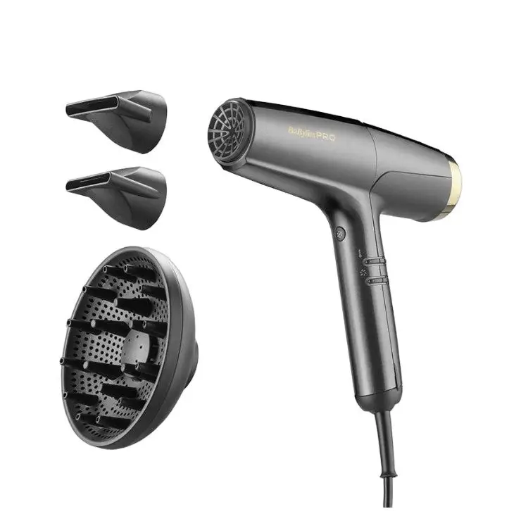 BaBylissPRO Falco Black&Gold 2000W Professzionális Hajszárító - Gépek