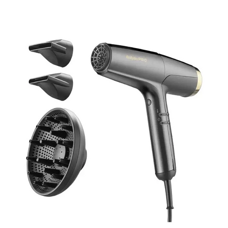 BaBylissPRO Falco Black&Gold 2000W Professzionális Hajszárító - Gépek
