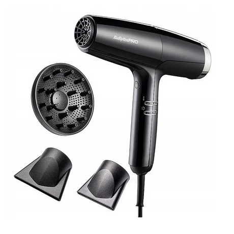 BaBylissPRO Falco Black Silver 2000W Professzionális Hajszárító - Gépek