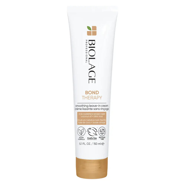 Biolage Bond Therapy Leave-In Krém 150ml – Intenzív regenerálás és hővédelem a sérült haj számára - Haj