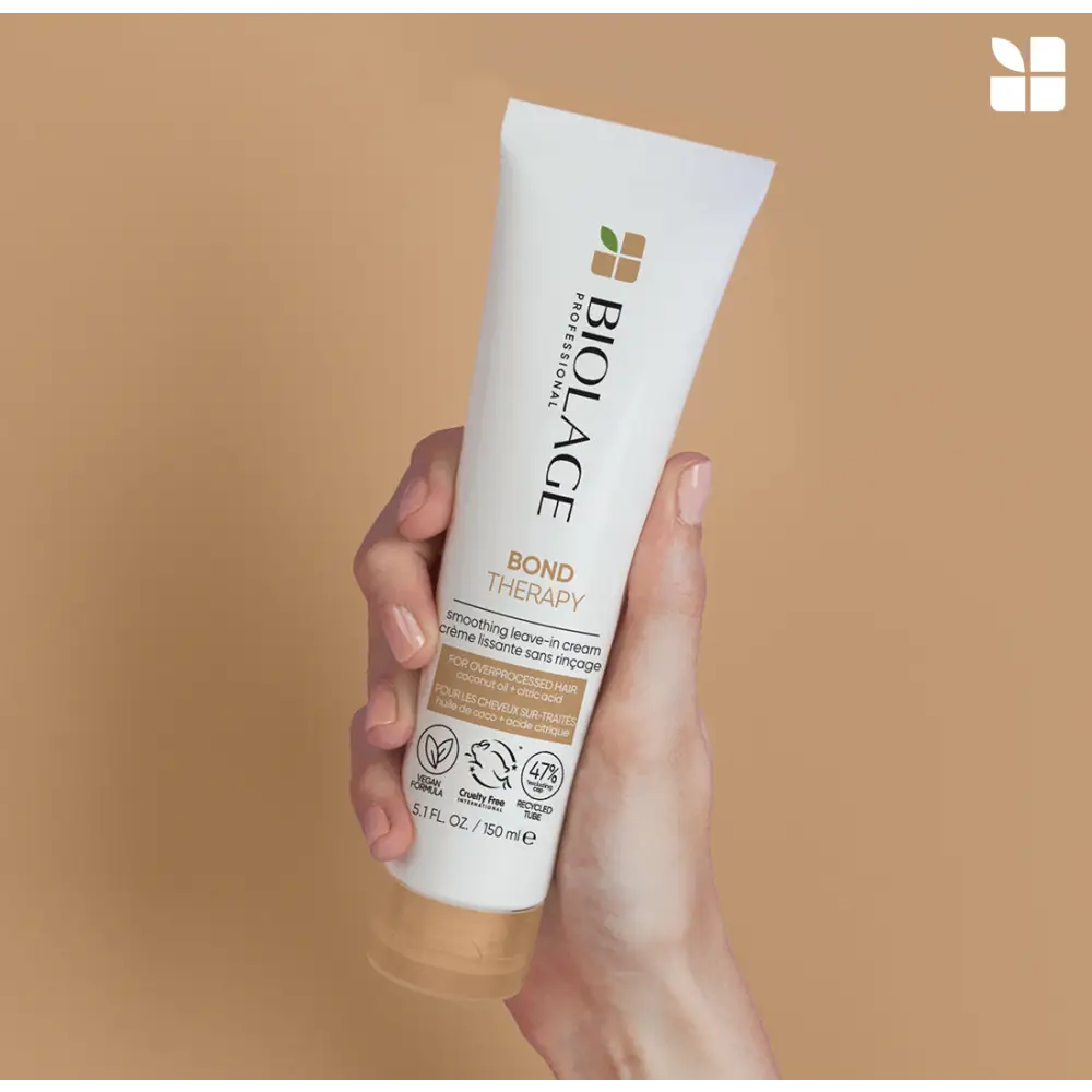 Biolage Bond Therapy Leave-In Krém 150ml – Intenzív regenerálás és hővédelem a sérült haj számára - Haj