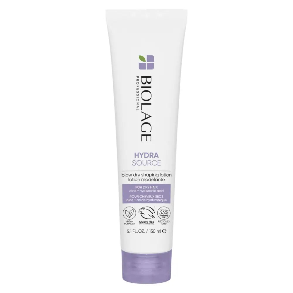 Cremă Profesională Biolage Hydra Source Blow Dry – Hidratare & Termo-Protecție 150ml - Păr