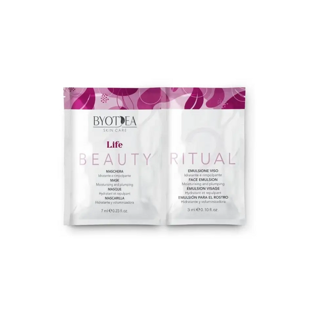 Byotea Ritual Life – Kétlépéses Bőrápoló Mintaszett (7 ml + 3 ml) Maszk & Emulzió - Arcápolás