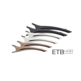 ETB HAIR Prémium Professzionális Gólyacsőr Hajcsipesz Színes Matt 12,2 CM-ES (6 Db/ Készlet) - Haj