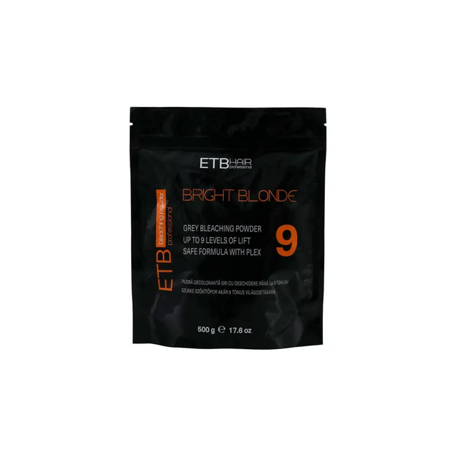 ETB Hair Professional Bright Blonde Pudră Decolorantă Gri 9 Tonuri