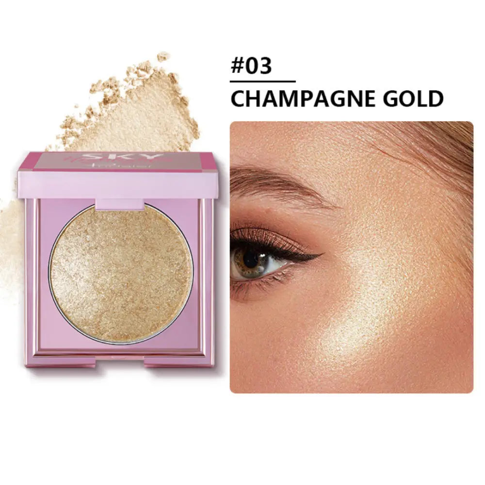 Highlighter Arcra És Testre Pudaier Sky High Shine - 3 Champagne Gold - Sminkelés