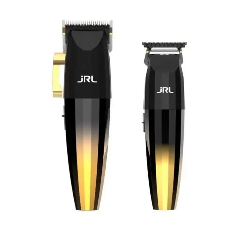 JRL FreshFade 2020C Gold + 2020T Gold Akkumulátoros Hajvágógép és Kontúrnyiró Szett - Erőteljes és hatékony motorral