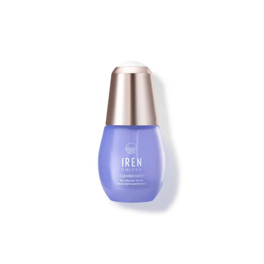IREN Shizen Clearer Days 20ml – Japán Anti-Akne Szérum Niacinamiddal, Szőlőkivonattal és BIYUSEN Termálvízzel a Tisztább, Nyugodtabb és Egységesebb Arcbőrért