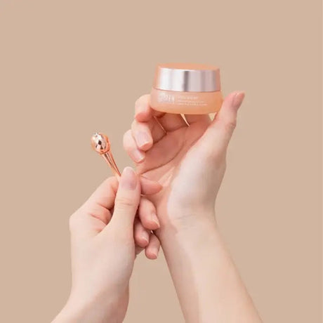 IREN Shizen TIMELESS ELIXIR 15ml – Japán Szem- és Ajakkontúr Krém Bakuchiollal és Platinabevonatú Masszázsrollerrel az Időtlen Szépségért