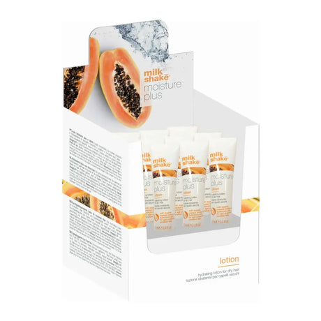 Intenzív Regeneráló Kezelés Száraz Hajra Papaya Kivonattal Milk Shake Moisture Plus Lotion 12x12ml - Haj