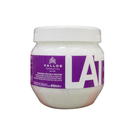 Kallos Latte Hajkezelés Tejproteinnel – Intenzív Ápolás Festett és Kezelt Hajra - 800 ml - Haj
