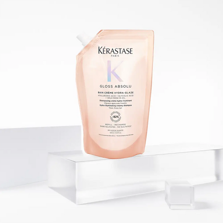 Kérastase Gloss Absolu Bain Crème Hydra‑Glaze – Hidratáló Fényfokozó Sampon Vastag Elektromosodó Hajra Szulfátmentes