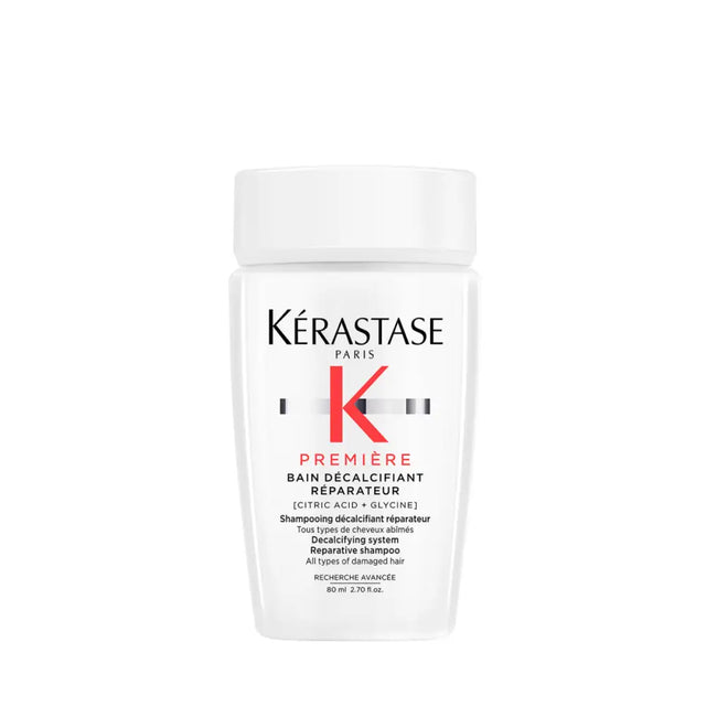 Kérastase Première Bain Décalcifiant Réparateur 80ml – Kalciumeltávolító regeneráló sampon károsodott hajra - Haj