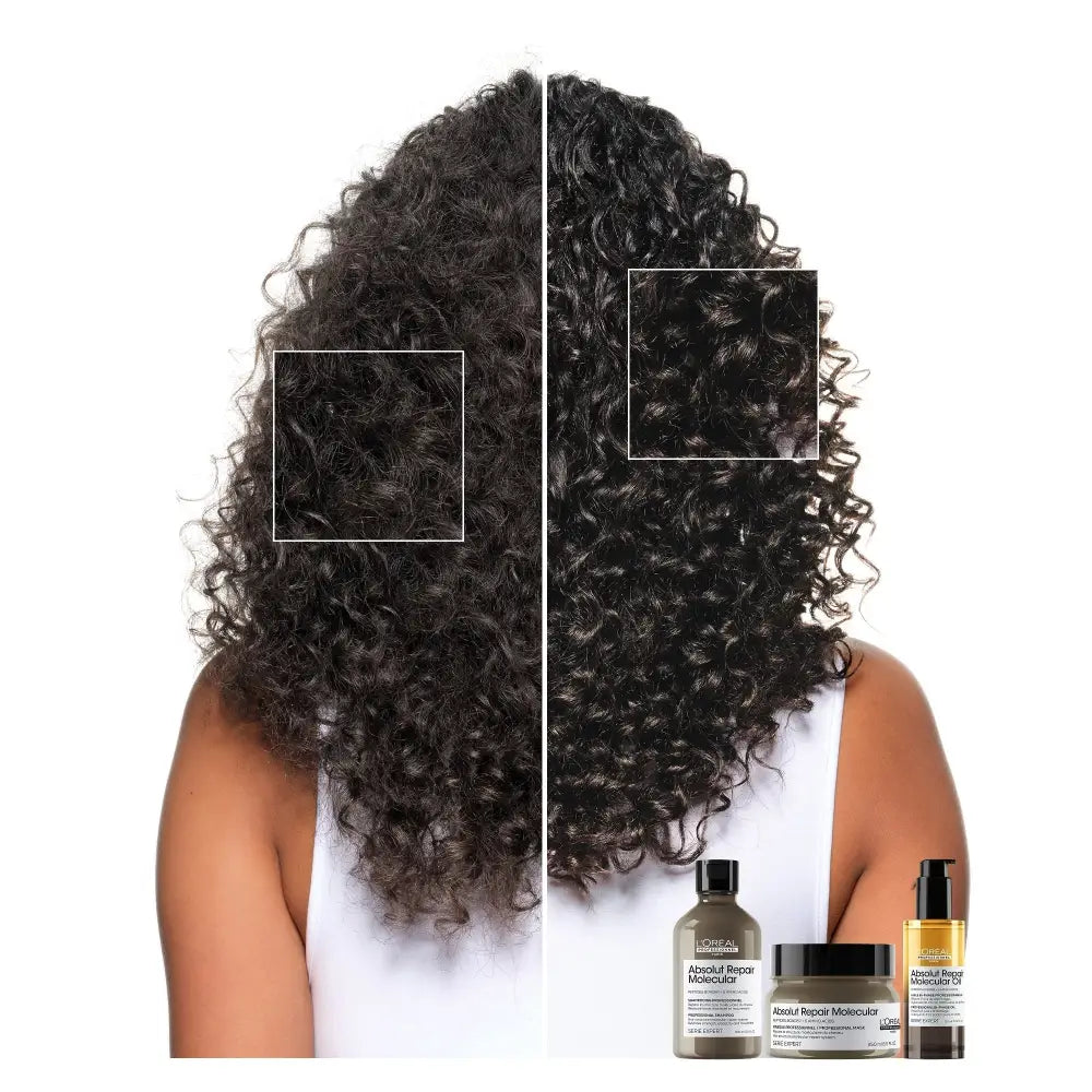 L’Oréal Professionnel Absolut Repair Molecular Kétfázisú Hajolaj 90ml – Anti Frizz Intenzív Táplálás & 100 Óra Fény Haj