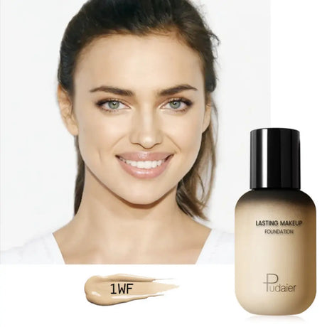 Matt Hatású Tartós Tökéletes Fedésű Alapozó Pudaier Lasting Makeup 40ml - 1WF - Sminkelés