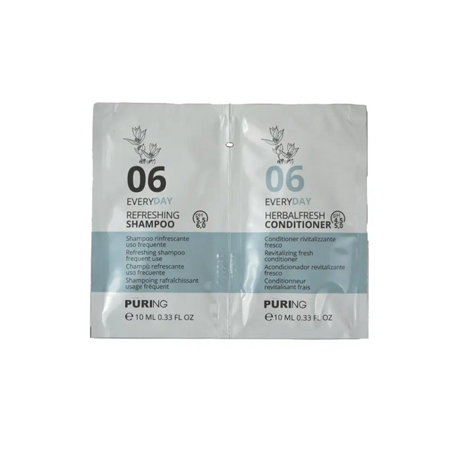 Puring Everyday Sampon és Balzsam Minden Hajtipusra 10ml + 10ml - Minták és Teszterek
