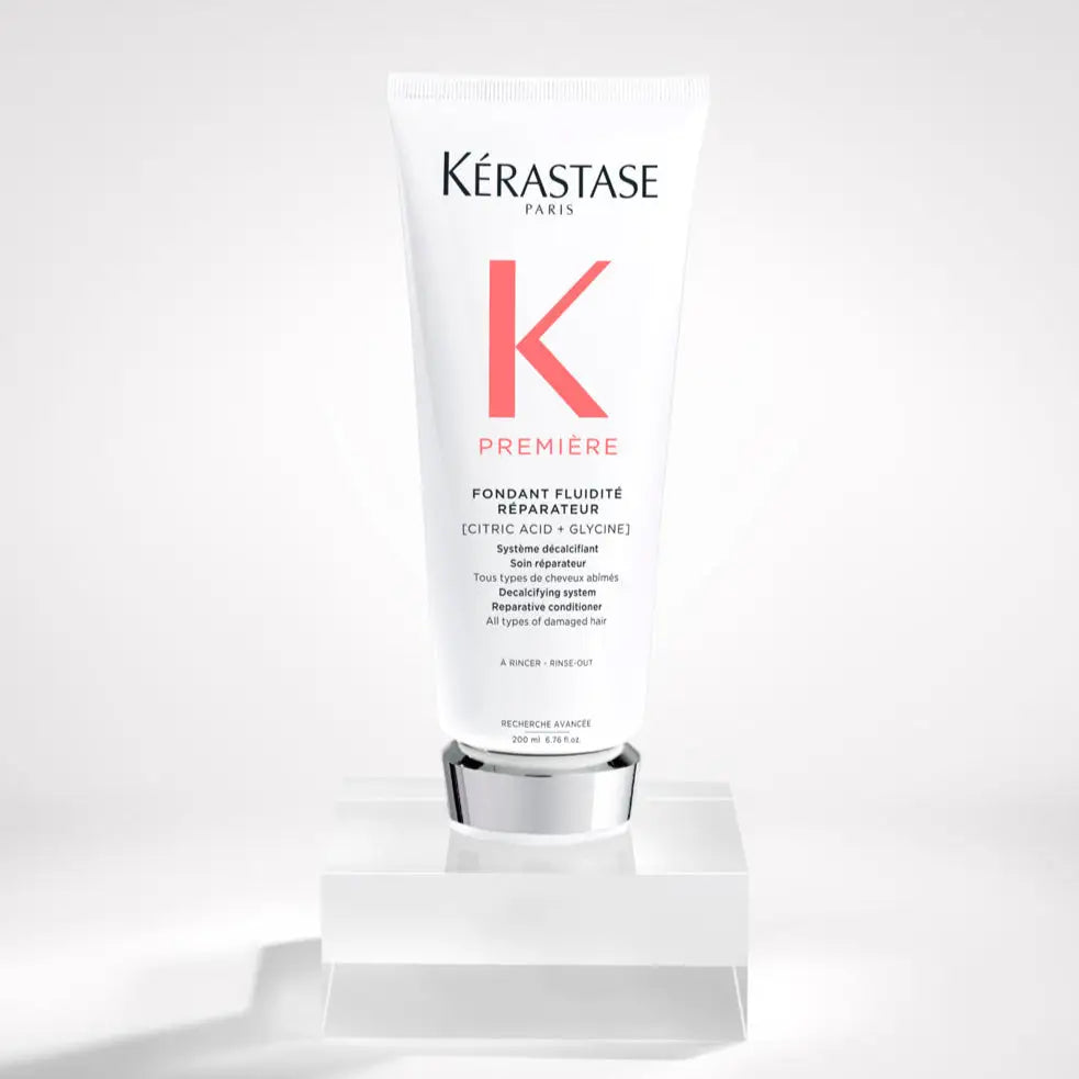 Set Kérastase Première Fondant Holidays 2024 Tratament Pre-Șampon Reparator 250ml + Șampon 250ml + Balsam 200ml - Păr