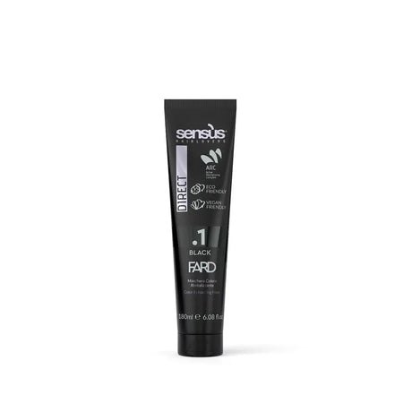 Sensus Direct Fard Mască Colorantă De Păr - 180 ml / 1 BLACK-NEGRU - Păr