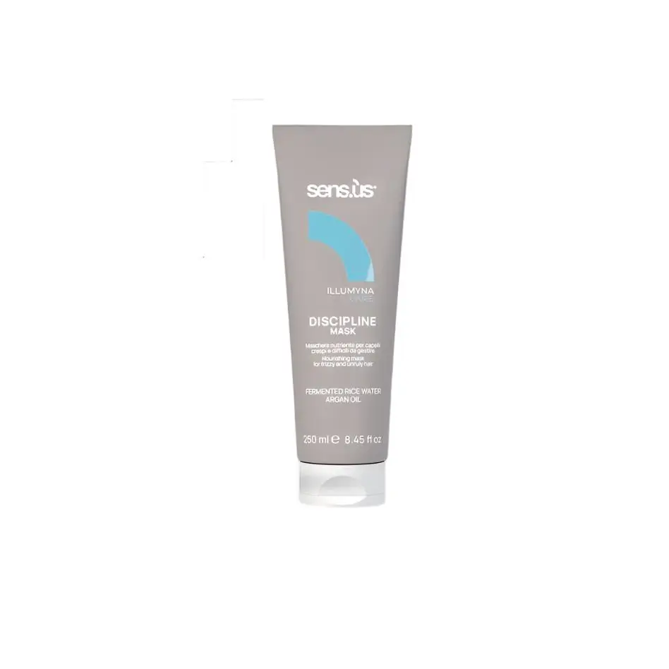 Tápláló Maszk Száraz és Rakoncátlan Hajra Sensus Illumyna Discipline Mask - 250 ml - Haj